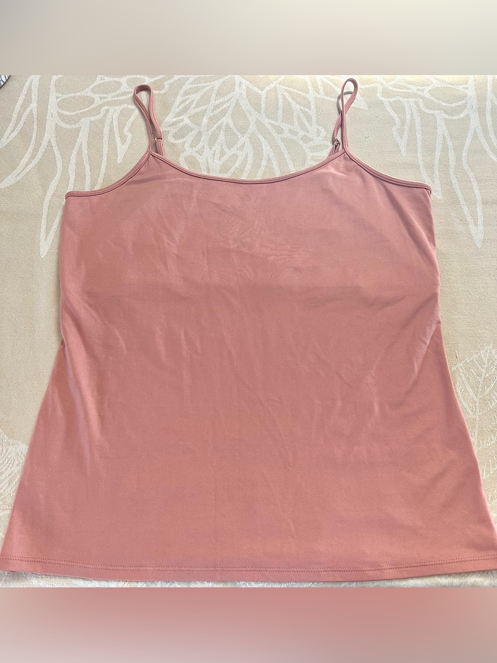 White House Black Market Dusty Rose Adjustable Strap Cami XL - Picture 2 of 5